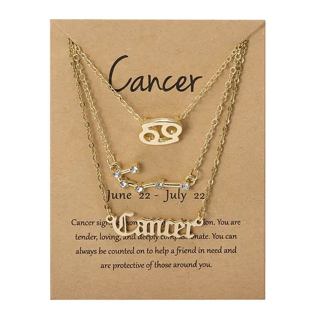 Zodiac Sign Necklace - GlimmaStyle