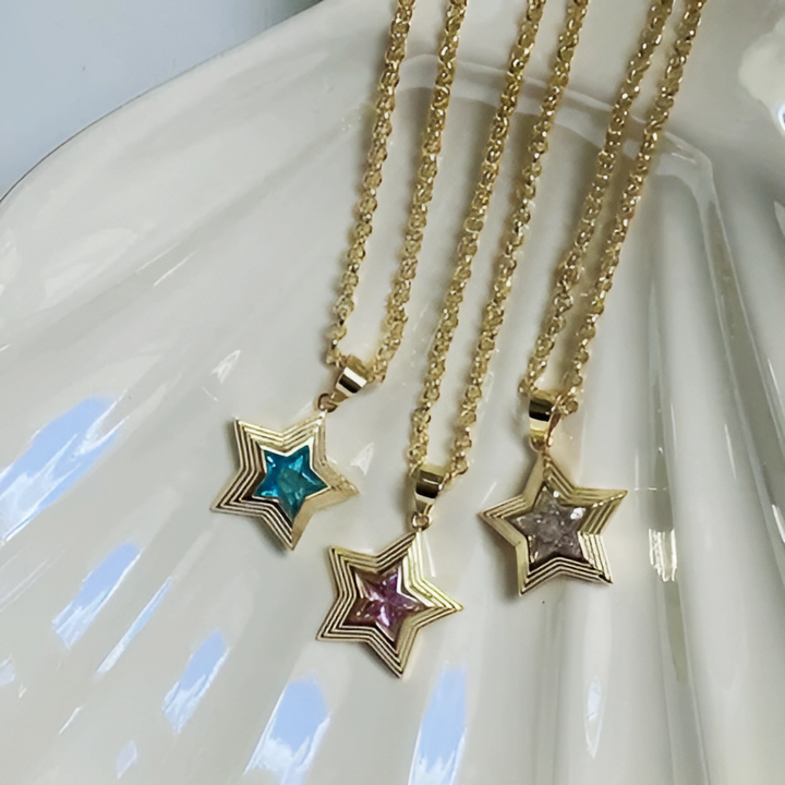 Delicate Clavicle Stars Necklace - GlimmaStyle