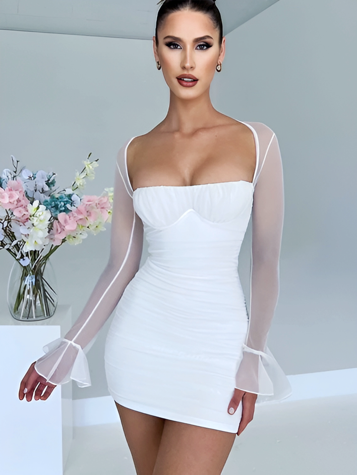 Elegant Backless Sexy Mini Dress - GlimmaStyle