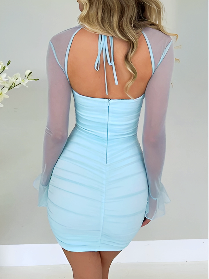 Elegant Backless Sexy Mini Dress - GlimmaStyle