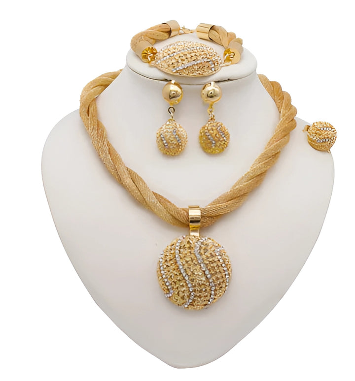 Fine Gold Jewelry Set - GlimmaStyle