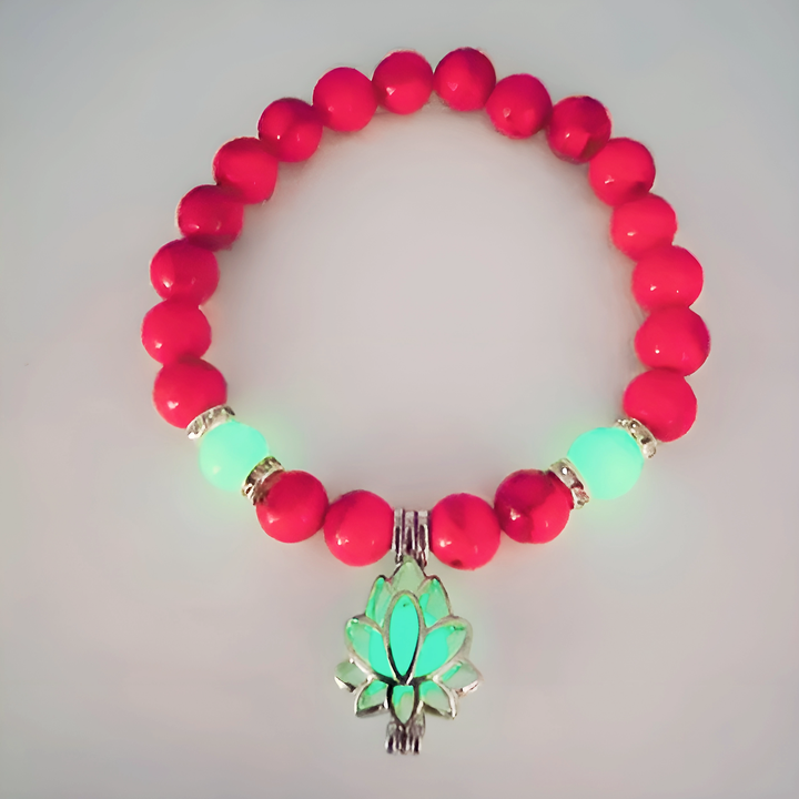 Glow In The Dark Natural Stone Bracelet - GlimmaStyle