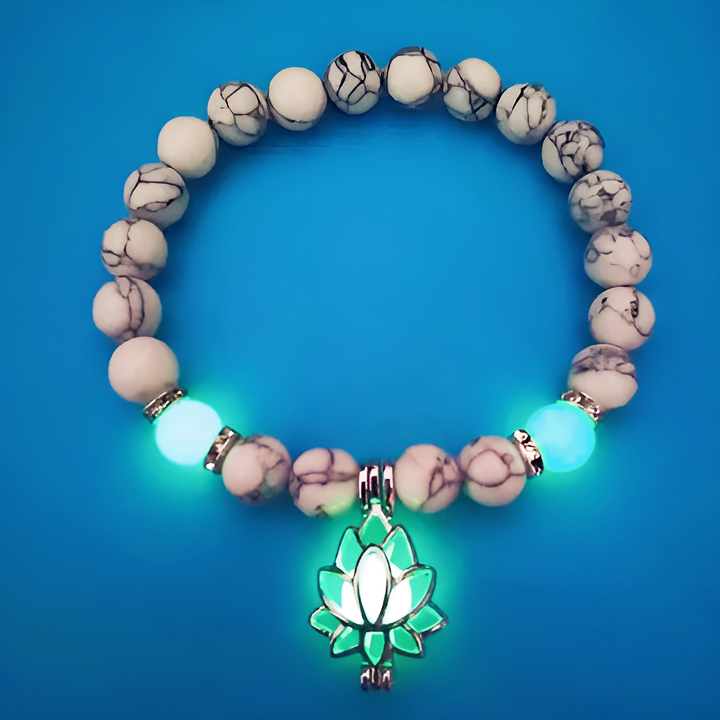 Glow In The Dark Natural Stone Bracelet - GlimmaStyle