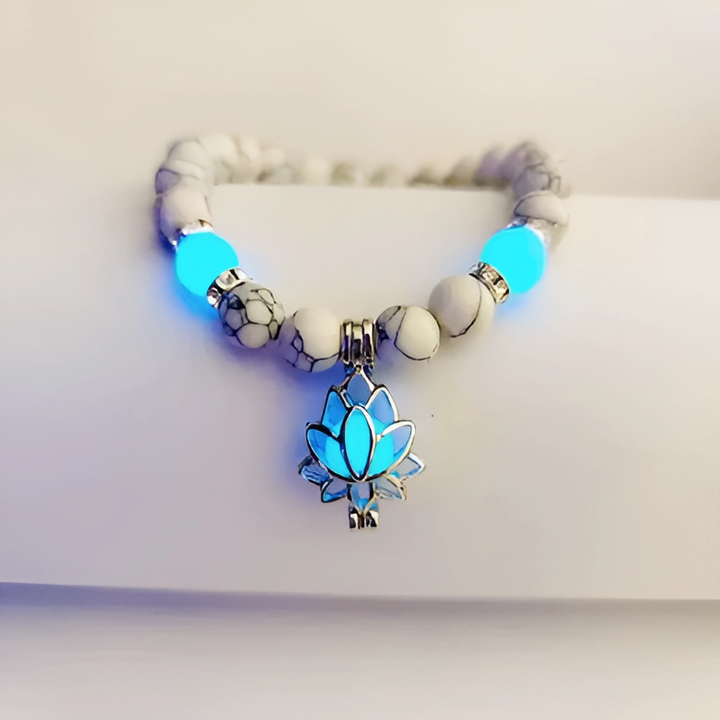 Glow In The Dark Natural Stone Bracelet - GlimmaStyle