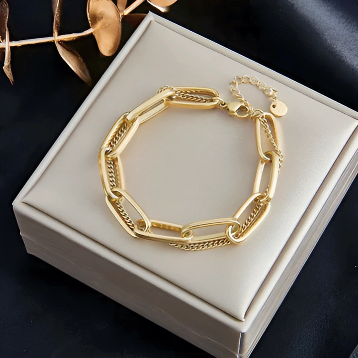 Gold Bangle Bracelet - GlimmaStyle