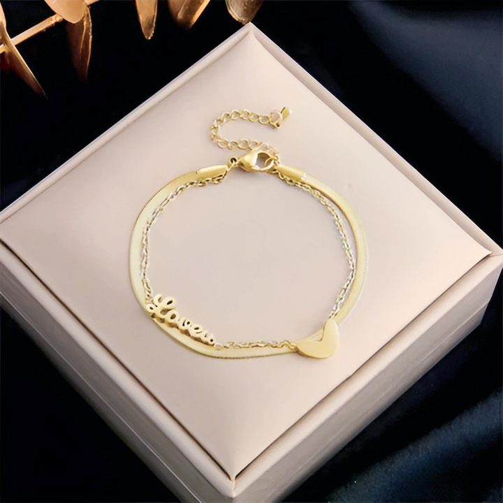 Gold Bangle Bracelet - GlimmaStyle