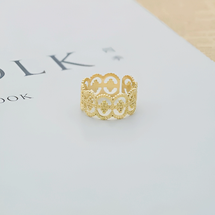 Gold Cocktail Ring - GlimmaStyle