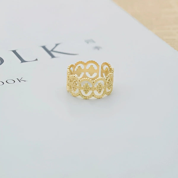 Gold Cocktail Ring - GlimmaStyle