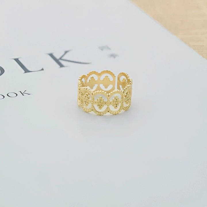 Gold Cocktail Ring - GlimmaStyle