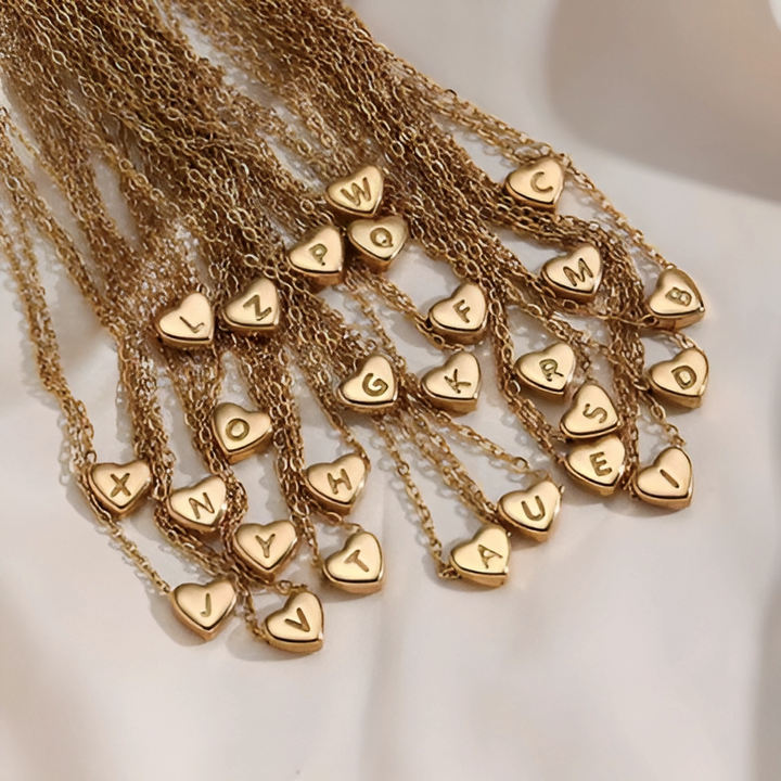 Heart-Shaped Pendant Necklace - GlimmaStyle