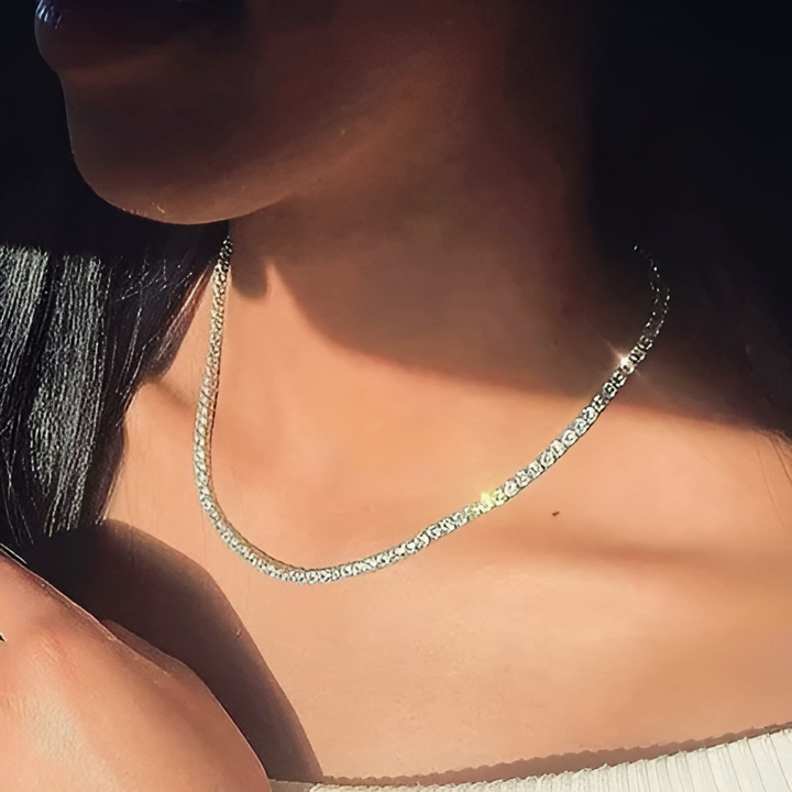 Iced Out Tennis Chain Necklace - GlimmaStyle