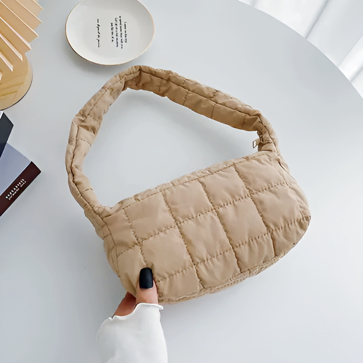 Lattice Pattern Shoulder Bag - GlimmaStyle