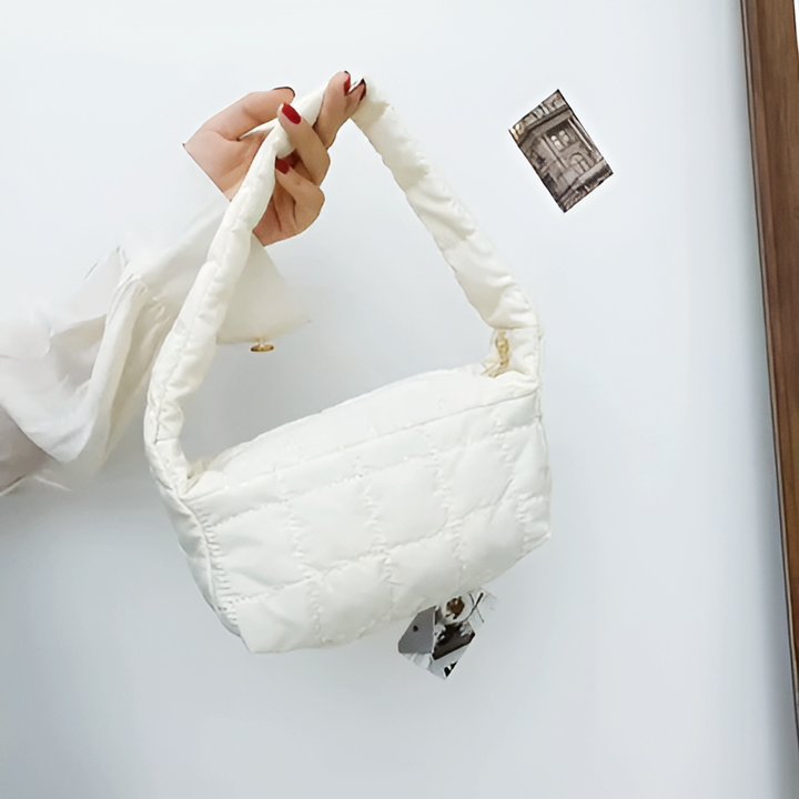 Lattice Pattern Shoulder Bag - GlimmaStyle