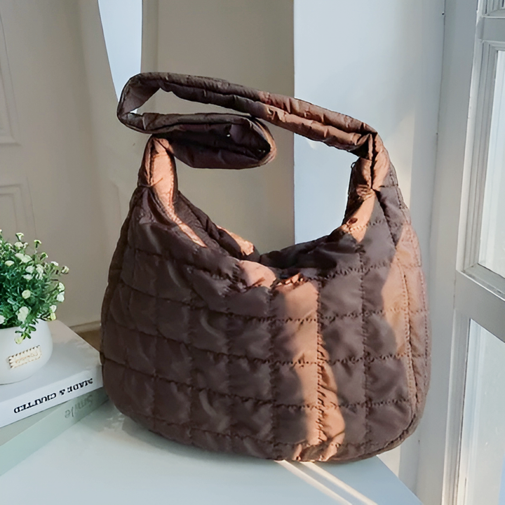 Lattice Pattern Shoulder Bag - GlimmaStyle