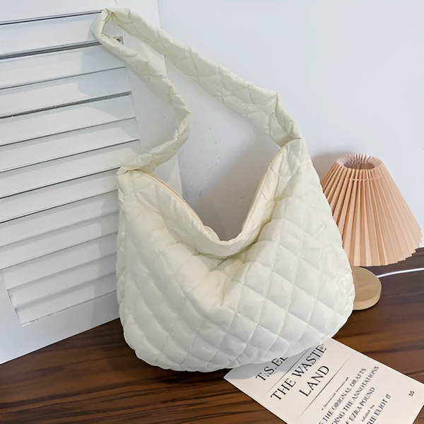 Lattice Pattern Shoulder Bag - GlimmaStyle