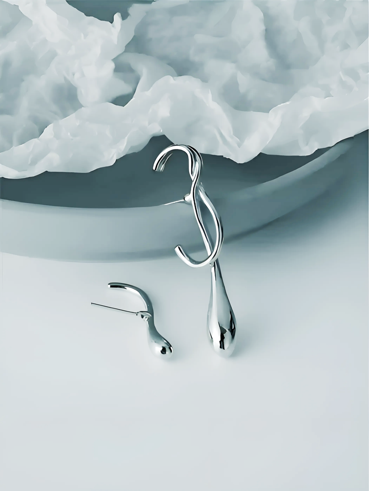 Long Asymmetrical Water Drop Earrings - GlimmaStyle