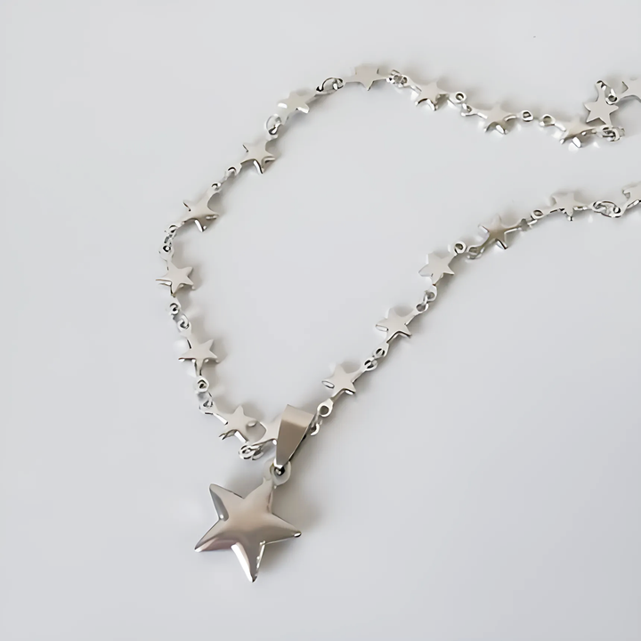 Metal Star Pendant Necklace - GlimmaStyle