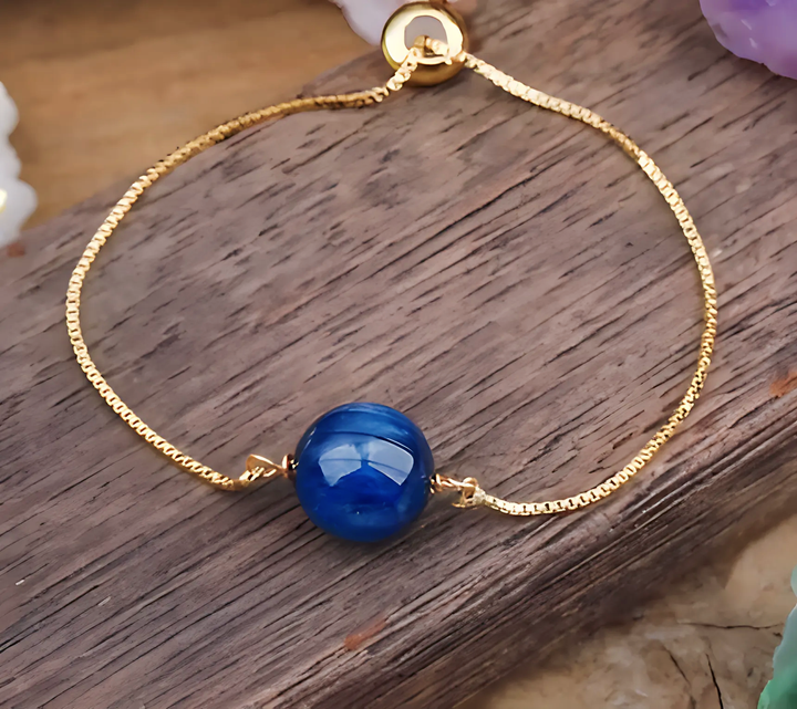 Natural Sphere Stone Bracelet - GlimmaStyle