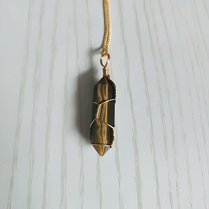 Natural Stone Pendant Necklace - GlimmaStyle