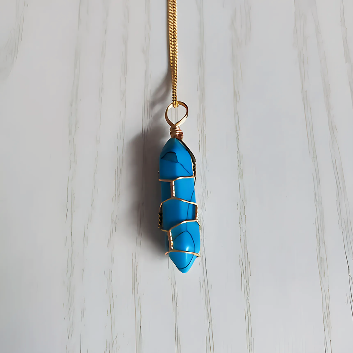 Natural Stone Pendant Necklace - GlimmaStyle