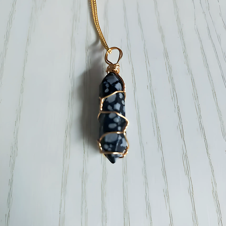 Natural Stone Pendant Necklace - GlimmaStyle