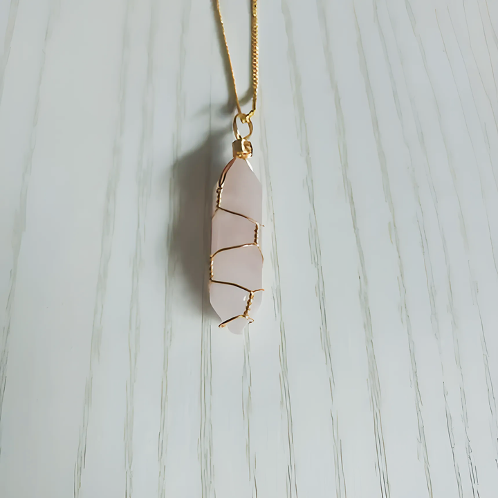 Natural Stone Pendant Necklace - GlimmaStyle