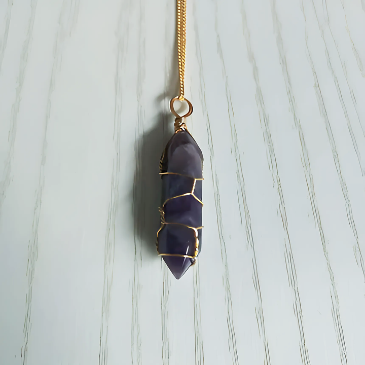 Natural Stone Pendant Necklace - GlimmaStyle