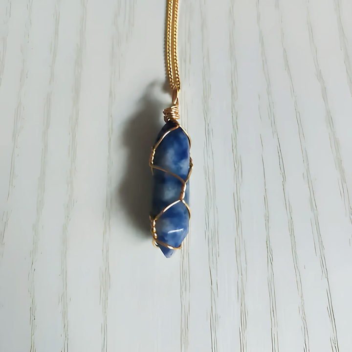 Natural Stone Pendant Necklace - GlimmaStyle