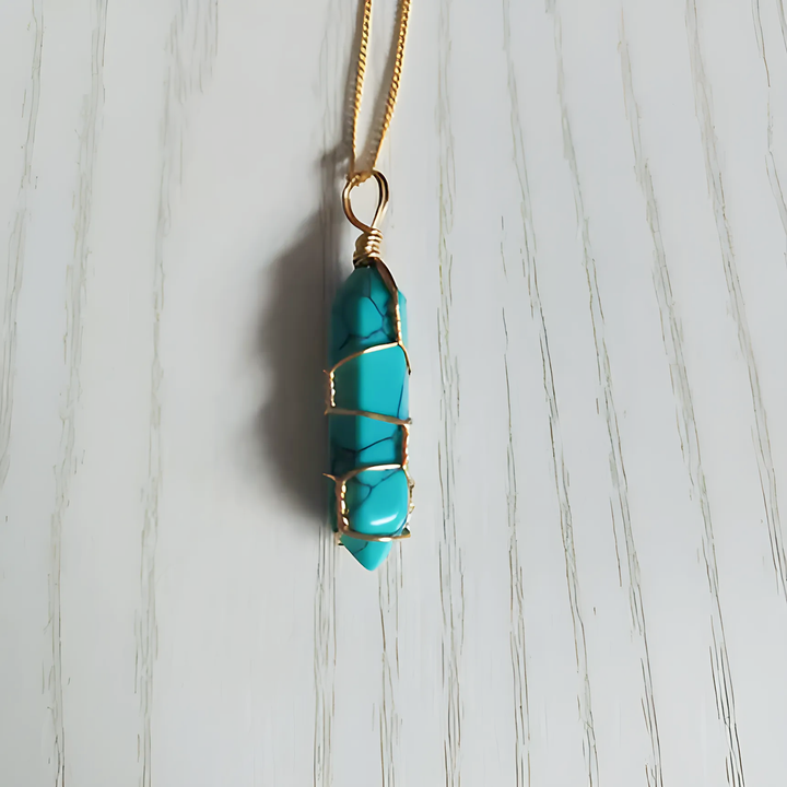 Natural Stone Pendant Necklace - GlimmaStyle