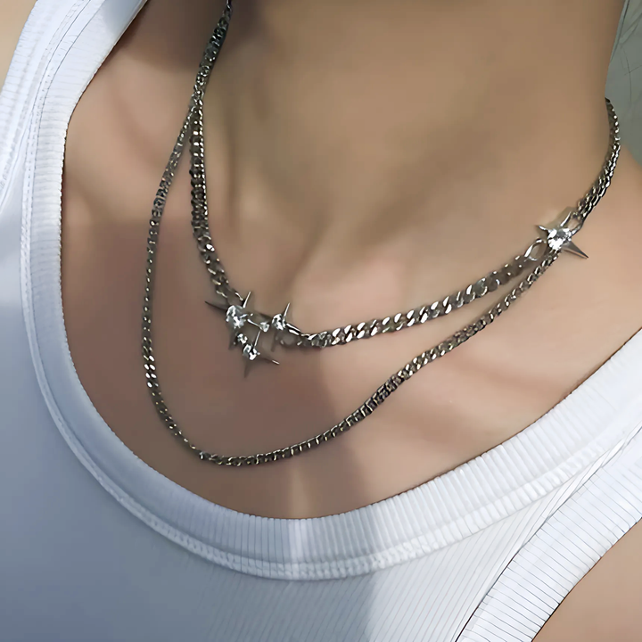Shiny Chain Necklace - GlimmaStyle