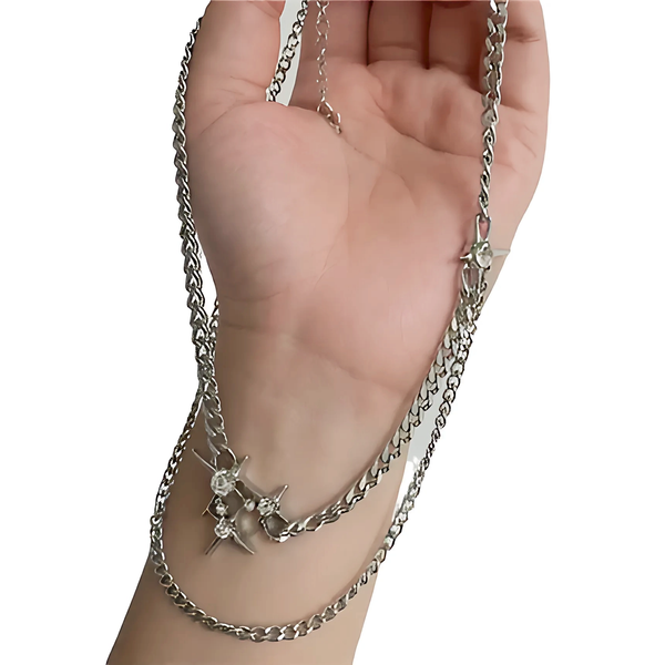 Shiny Chain Necklace - GlimmaStyle