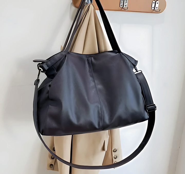 Soft Leather Shoulder Bag - GlimmaStyle