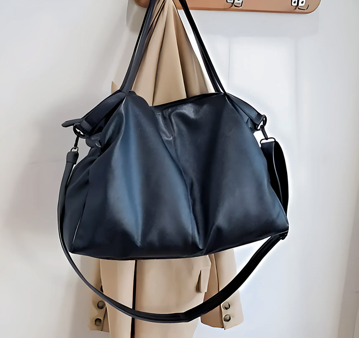 Soft Leather Shoulder Bag - GlimmaStyle