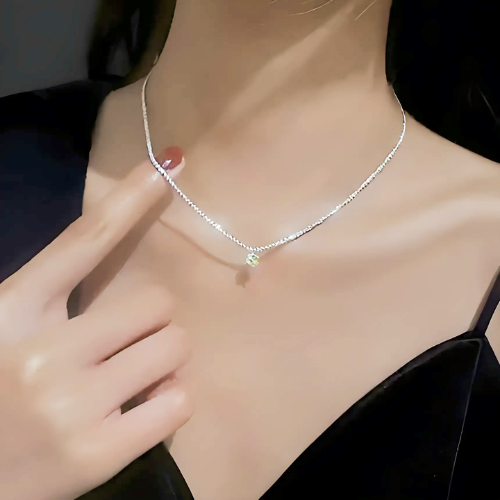 Sparkling Clavicle Chain Necklace - GlimmaStyle