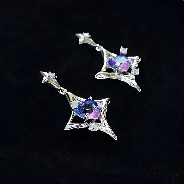 Sweet Cool Stud Purple Earrings - GlimmaStyle