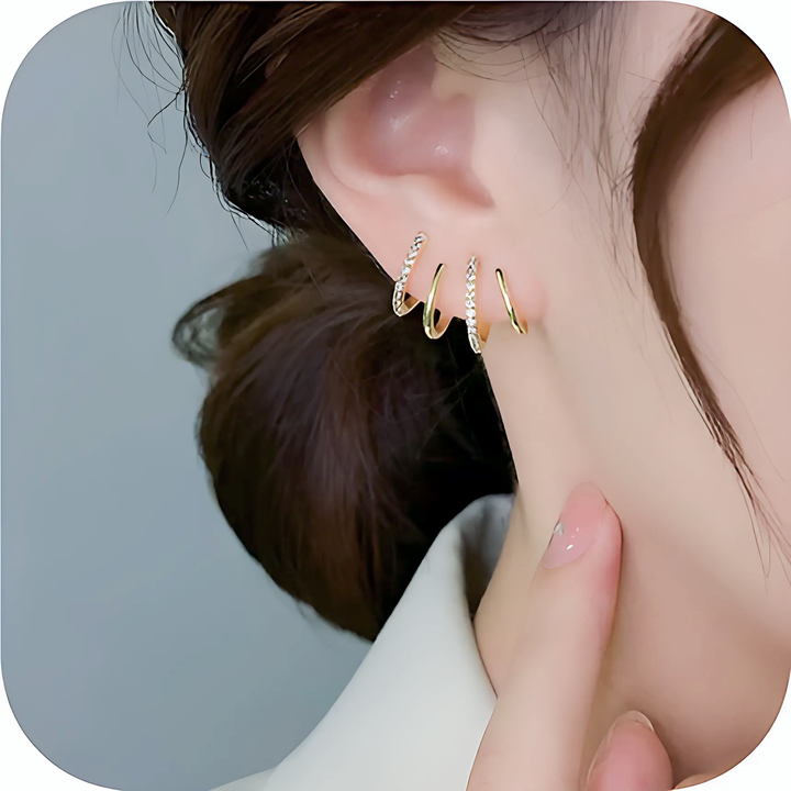 Tiffany 4 Point Earring - GlimmaStyle