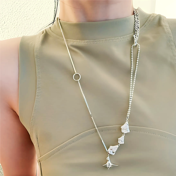 Water Drop Crystal Necklace - GlimmaStyle