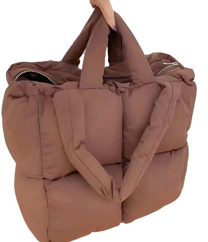 Zipper Cotton-padded Jacket Bag - GlimmaStyle