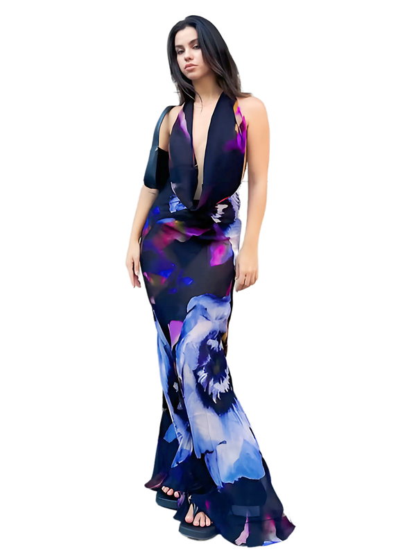 Backless Sexy Maxi Dress - GlimmaStyle