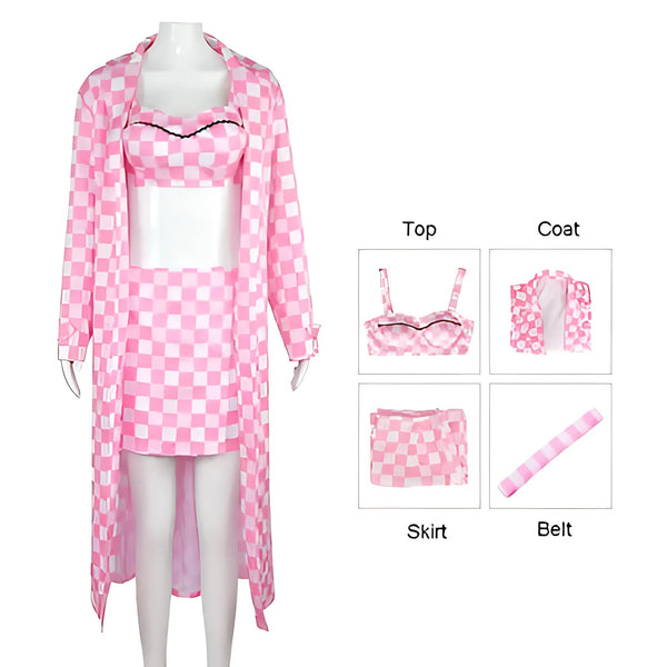Barbie Square Pattern Outfit - GlimmaStyle