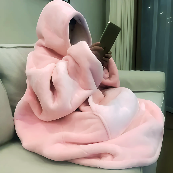 Blanket Hoodie Oversized - GlimmaStyle