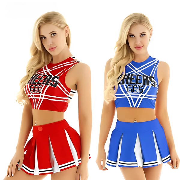 Cheerleader Costume Set - GlimmaStyle