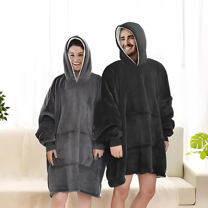 Comfy Oversized Blanket-Hoodie - GlimmaStyle