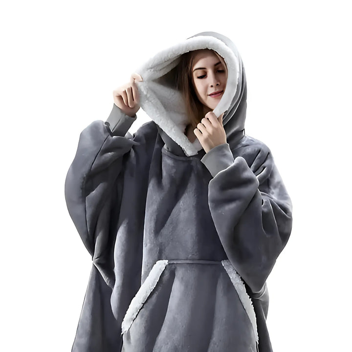 Comfy Oversized Blanket-Hoodie - GlimmaStyle