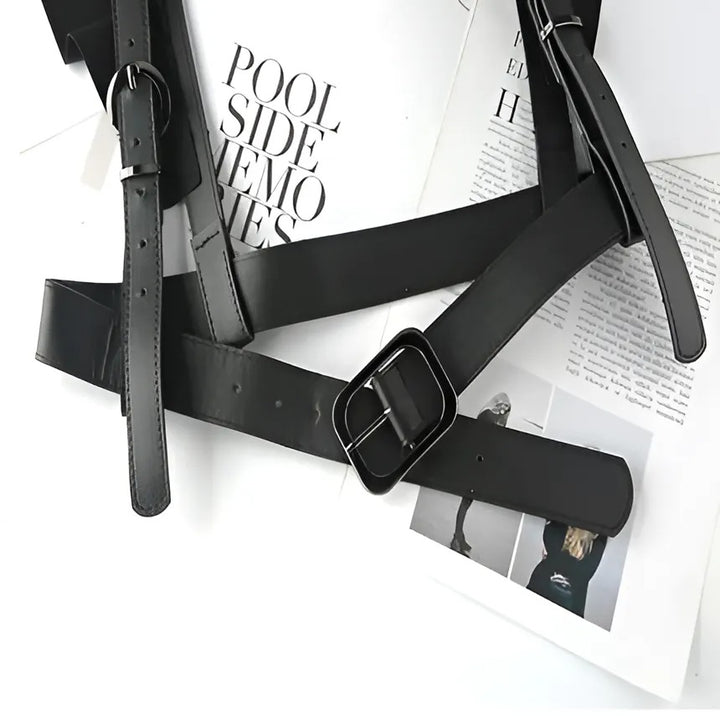 Double Shoulder Strap  Fashion Belt - GlimmaStyle