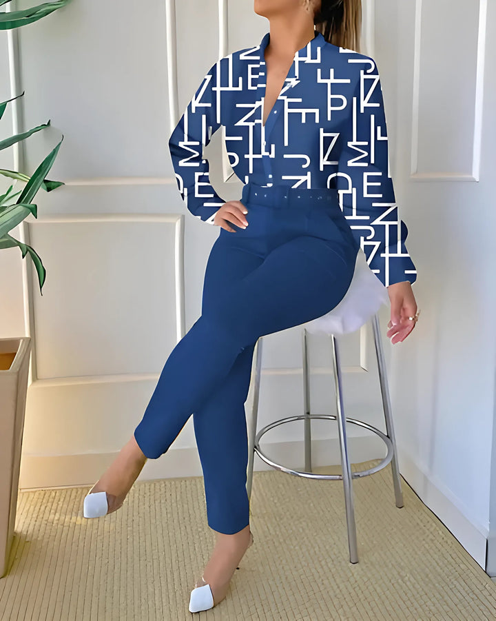 Elegant Office Wear Two Piece Sets - GlimmaStyle