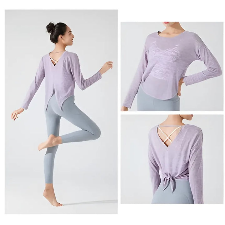 Fitness Loose Sportswear Blouse - GlimmaStyle