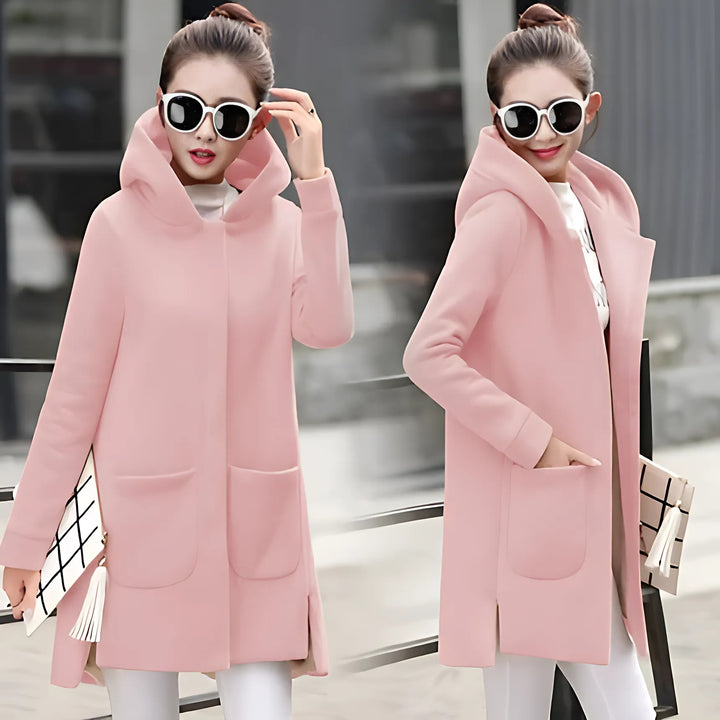 Fleece Long Hooded Coats - GlimmaStyle