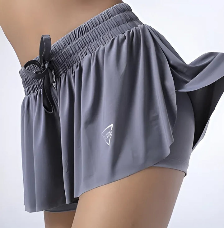 Flowy Running Yoga Workout Shorts - GlimmaStyle