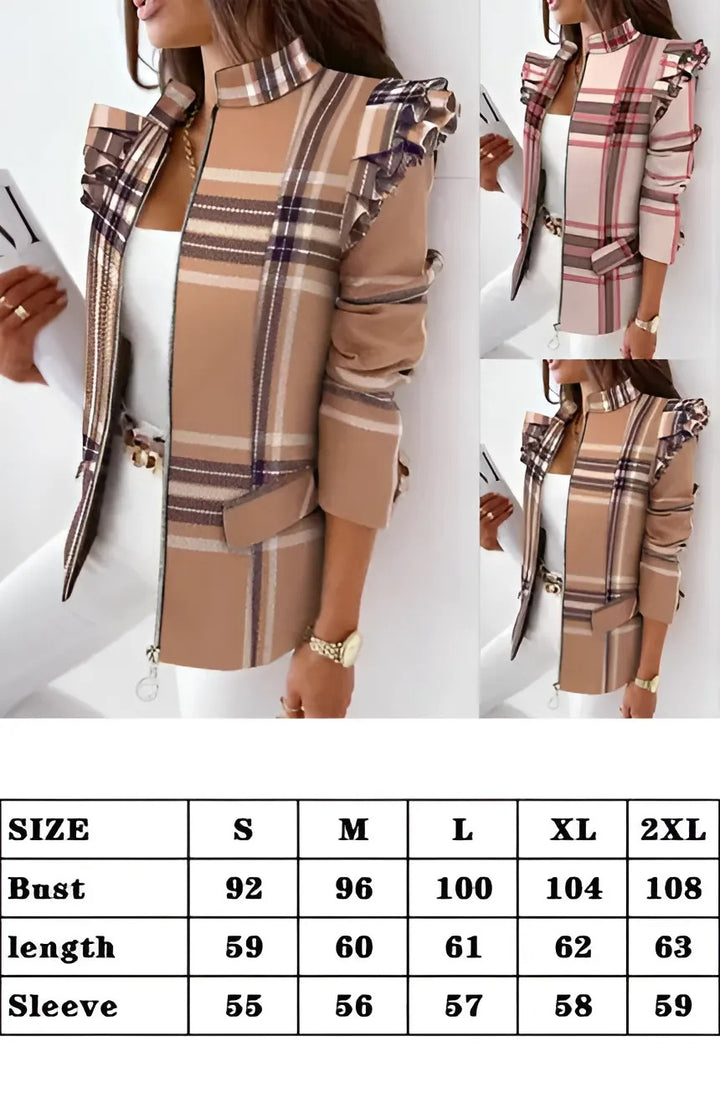 Long Sleeve Printed Coat - GlimmaStyle